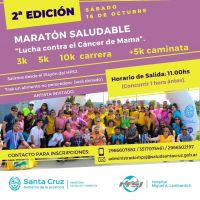 Octubre Rosa: Salud realiza una Maratón en San Julián