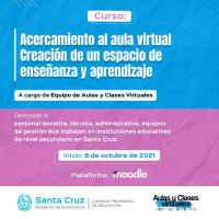 Invitan a participar del curso “Acercamiento al aula virtual”