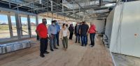 Supervisan el avance de la construcción de los hospitales modulares en Caleta Olivia y Pico Truncado