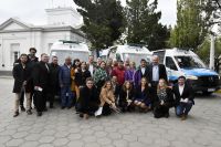 El Gobierno de Santa Cruz hizo entrega de ambulancias y equipamiento informático a hospitales de la provincia