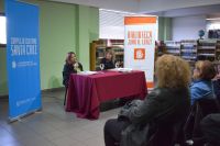 Cecilia Maldini participó en el ciclo “Literatura Santacruceña en la Lenzi”