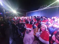 El Conservatorio Provincial de Música participó del encendido del árbol de Navidad en Río Gallegos