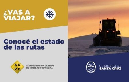 noticiaspuertosantacruz.com.ar - Imagen extraida de: https://noticias.santacruz.gob.ar/gestion/entes-provinciales/vialidad/item/30804-conoce-hoy-el-estado-de-rutas-provinciales-y-nacionales-en-santa-cruz