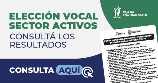 Elecciones Vocal por el Sector Activo
