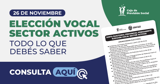 Elecciones Vocal por el Sector Activo
