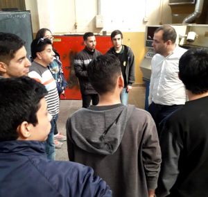 Tareas de Mantenimiento y limpieza en la Escuela Industrial N° 1 de Caleta Olivia