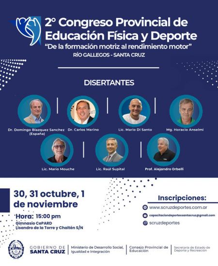 Comienzan las inscripciones para el ll Congreso Provincial de Educación Física y Deporte