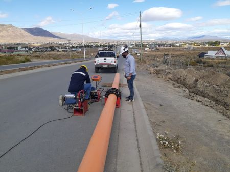 El Gobierno de Santa Cruz continúa con las obras de extensión de redes de gas en El Calafate