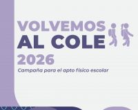Salud: Volvemos al Cole 2026