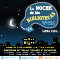 Se celebrará &quot;La Noche de las Bibliotecas&quot; en toda la Provincia