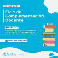 Se encuentra abierta la preinscripción al Ciclo de Complementación Docente