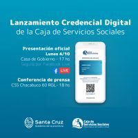 La Caja de Servicios Sociales lanzará la Credencial Digital el 4 de octubre