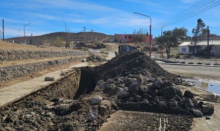 Servicios Públicos llevó a cabo mantenimiento en el acueducto de Caleta Olivia