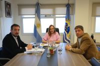 Ricci se reunió con autoridades de Puerto Deseado para avanzar en una agenda de desarrollo
