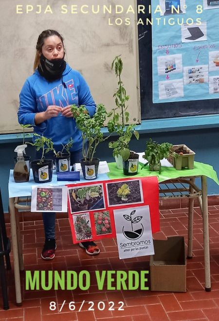 Estudiantes de EPJA Secundaria Nº8 desarrollaron una exposición de proyectos productivos