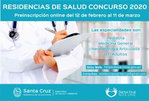 Informan que se realizará el examen único 2020 para el Concurso Residencias Medicas
