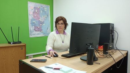 La Directora Provincial de Estadística, Capacitaciones y Educación Vial, María Verónica Forchino. 