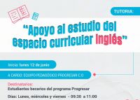 Educación llevará adelante la Tutoría “Apoyo al estudio del espacio curricular Inglés”