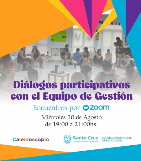 Invitan al Encuentro Virtual “Diálogos Participativos con el equipo de Gestión”