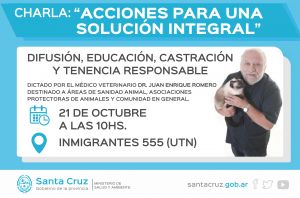 El Doctor Juan Enrique Romero dará una charla en Río Gallegos