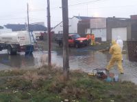 Las áreas de seguridad trabajan de manera conjunta tras las fuertes precipitaciones