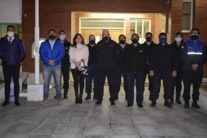 De La Torre se reunió con autoridades policiales en Caleta Olivia