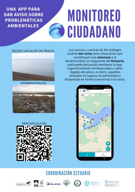 Presentaron una aplicación de monitoreo ciudadano del Estuario del río Gallegos