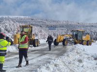 Cuenca Carbonífera: Vialidad Provincial respondió con rapidez ante la nevada y garantizó la circulación