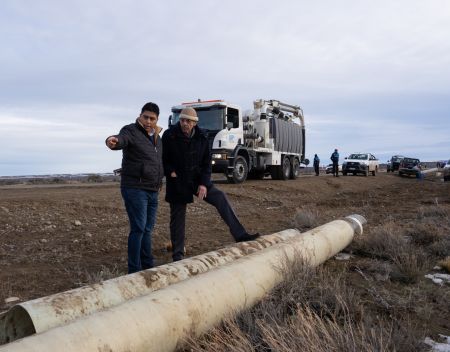 Vidal: “Hoy es prioridad que los vecinos de San Julián vuelvan a tener agua”