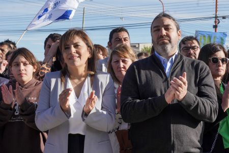 Anabalón resaltó la inauguración de la Escuela 85 una obra inconclusa por casi dos décadas