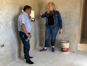 Avanza la obra de la Sala de Elaboración en la estación de Piscicultura de Piedra Buena