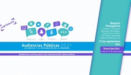 El Gobierno de Santa Cruz invita a participar en la audiencia “Los medios y la información en la pandemia” de la Región Patagonia