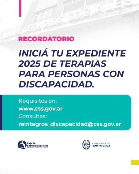 CSS 2025: Habilitan expediente anual de terapias para personas con discapacidad