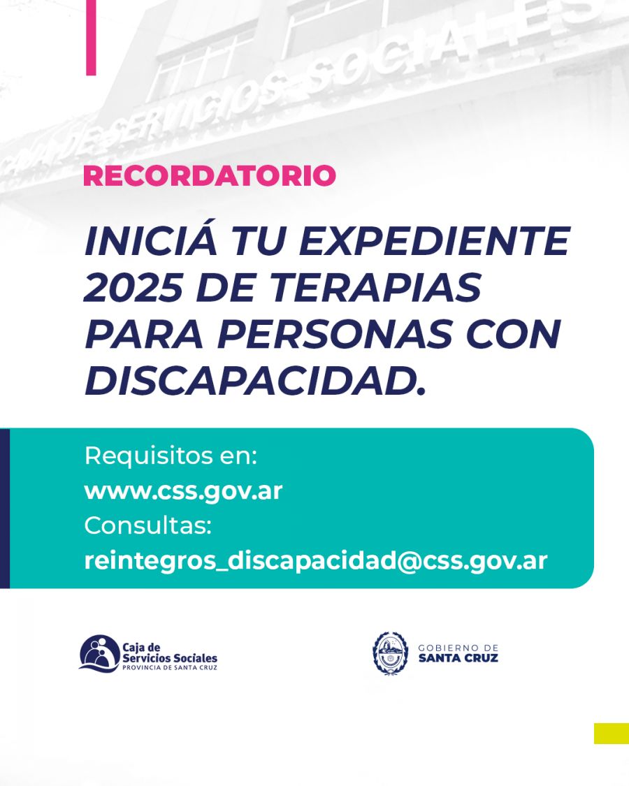 CSS 2025: Habilitan expediente anual de terapias para personas con discapacidad