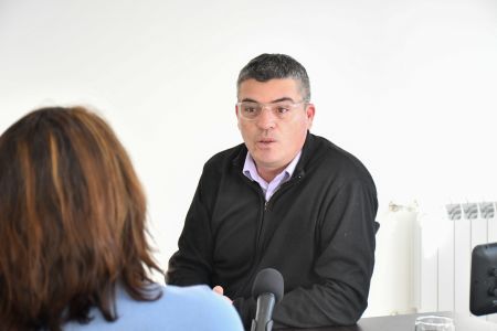 El coordinador General de la Unidad Ejecutora Portuaria de Santa Cruz (UNEPOSC), Walter Uribe.
