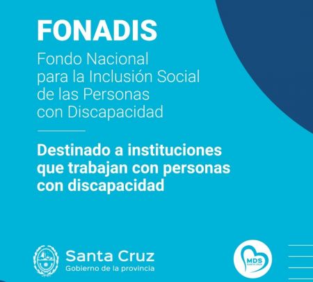 Santa Cruz adhiere al Fondo Nacional para la Inclusión Social de las Personas con Discapacidad