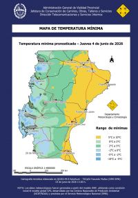Clima en Santa Cruz: marcado descenso de temperatura con escacha y hielo prevalecerán durante estos días