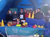 Salud atendió a más de 240 personas en la Feria Sabores Santacruceños