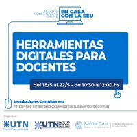 Se encuentra abierta la inscripción para la capacitación “Herramientas Digitales para Docentes”