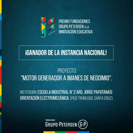 La Escuela Industrial N° 2 de Pico Truncado obtuvo el Premio Nacional a la Innovación Educativa
