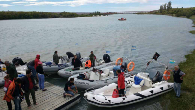 Se realizó con éxito el Raid Náutico del Río Santa Cruz