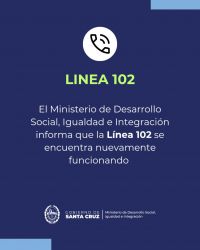 Comunicado: Línea 102