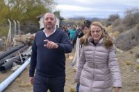 La Gobernadora y el intendente Federico Bodlovic
