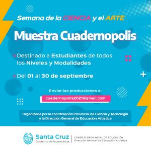 Educación invita a participar de la Muestra Cuadernópolis