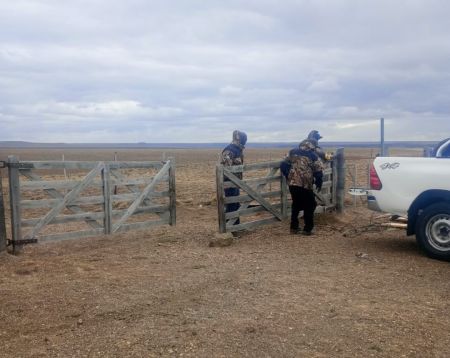 Pesca realizó tareas de reacondicionamiento en el paso de servidumbre “Tres Tranqueras”