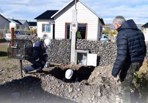 Avanza la construcción de red de gas en Los Antiguos