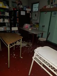 Otro acto de vandalismo en Colegio de Río Gallegos