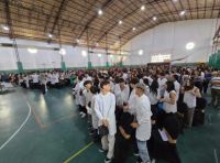 Tras siete años de espera, el Colegio Secundario N° 14 volvió a contar con su gimnasio