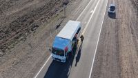 Vialidad Provincial finalizó trabajos de demarcación y señalización en el cruce ferroviario de Jaramillo