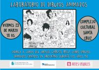 Carlos Ricci brindará un “Laboratorio de Dibujos Animados” en el Complejo Cultural